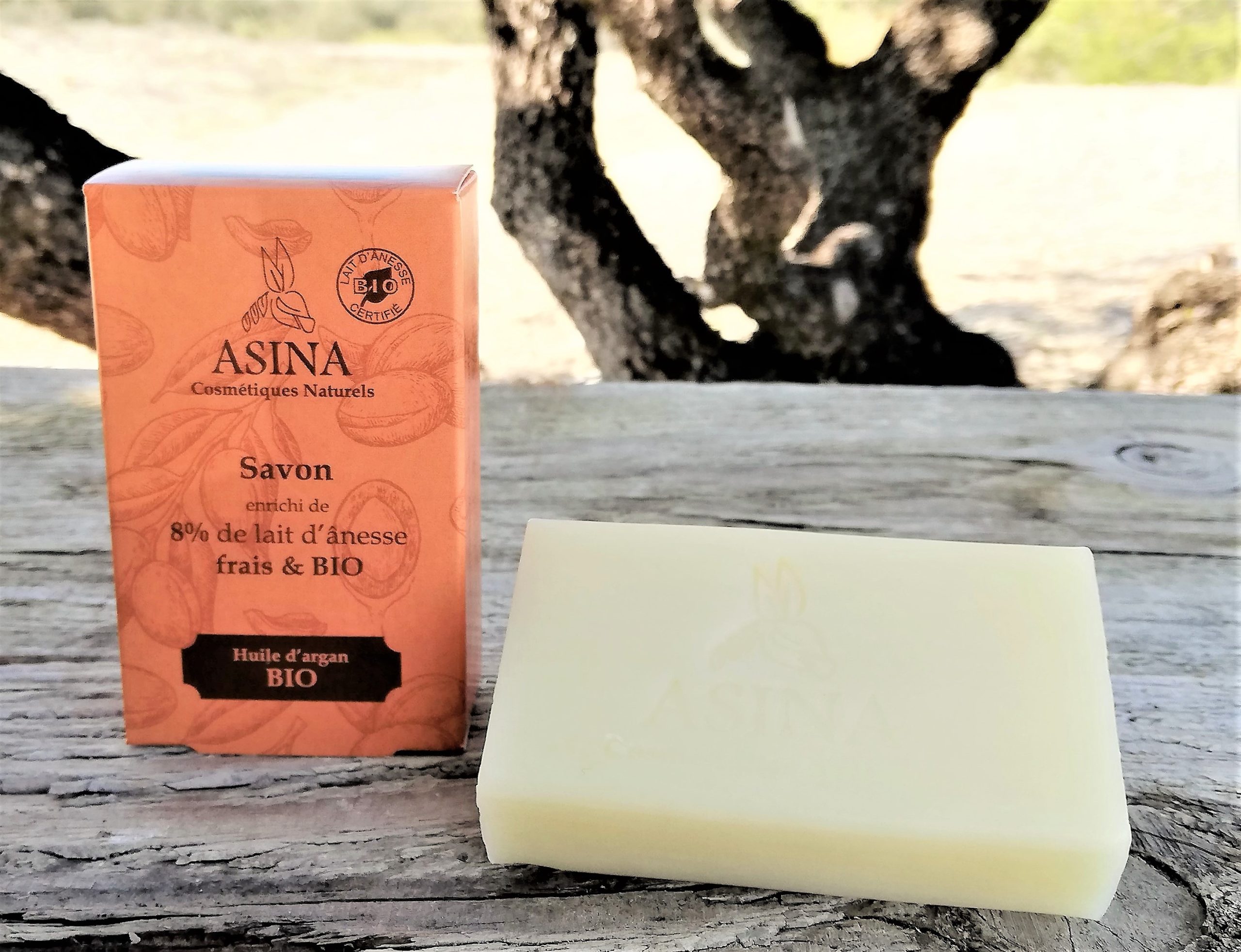 Savon Lait d’ânesse BIO & Huile d’Argan BIO