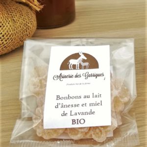 Bonbons Lait d'ânesse BIO & Miel de Lavande BIO - Petit sachet